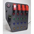 Pulsante USB per PC stampato in 3D FERRARI 296 GT3 STILE 24 funzioni retroilluminato multicolore per SIMRACING