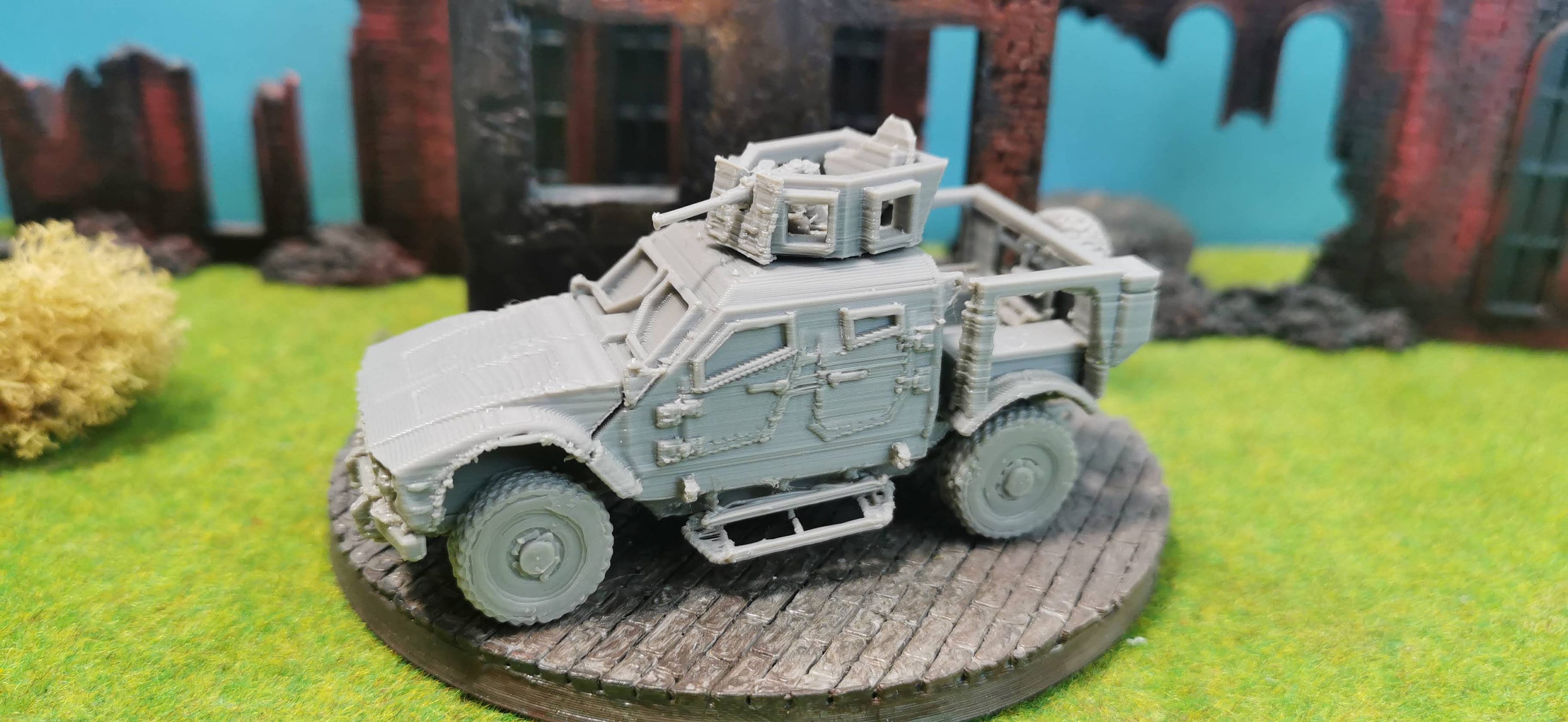 Kit modello Oshkosh M-ATV (MRAP - Veicolo fuoristrada) dell'esercito americano | 28 mm / 20 mm / 15 mm Wargaming | Scala 1/100 1/87 1/72 1/64 1/56 1/4