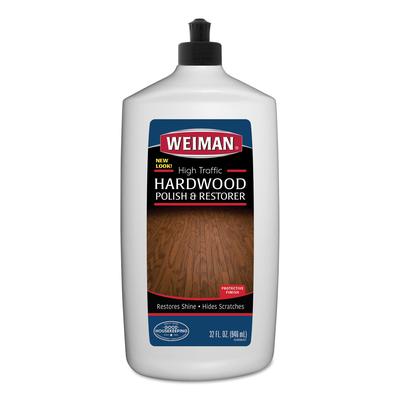 Weiman Products, LLC 523 High Traffic Hardwood Polish and Restorer, 32 oz Squeeze Bottle, 6/Carton - Case of 6 WMN523