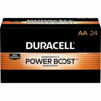 Duracell 01501 Coppertop AA Batteries, 24/PK, Black - Pack of 24