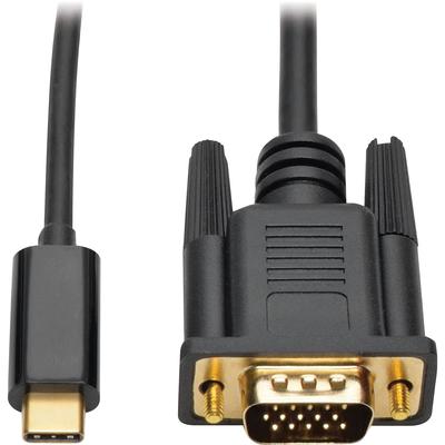 Tripp Lite U444006V Adapter Cable, USB-C to VGA, Gen 1, USB 3.1, M/M, 6'L