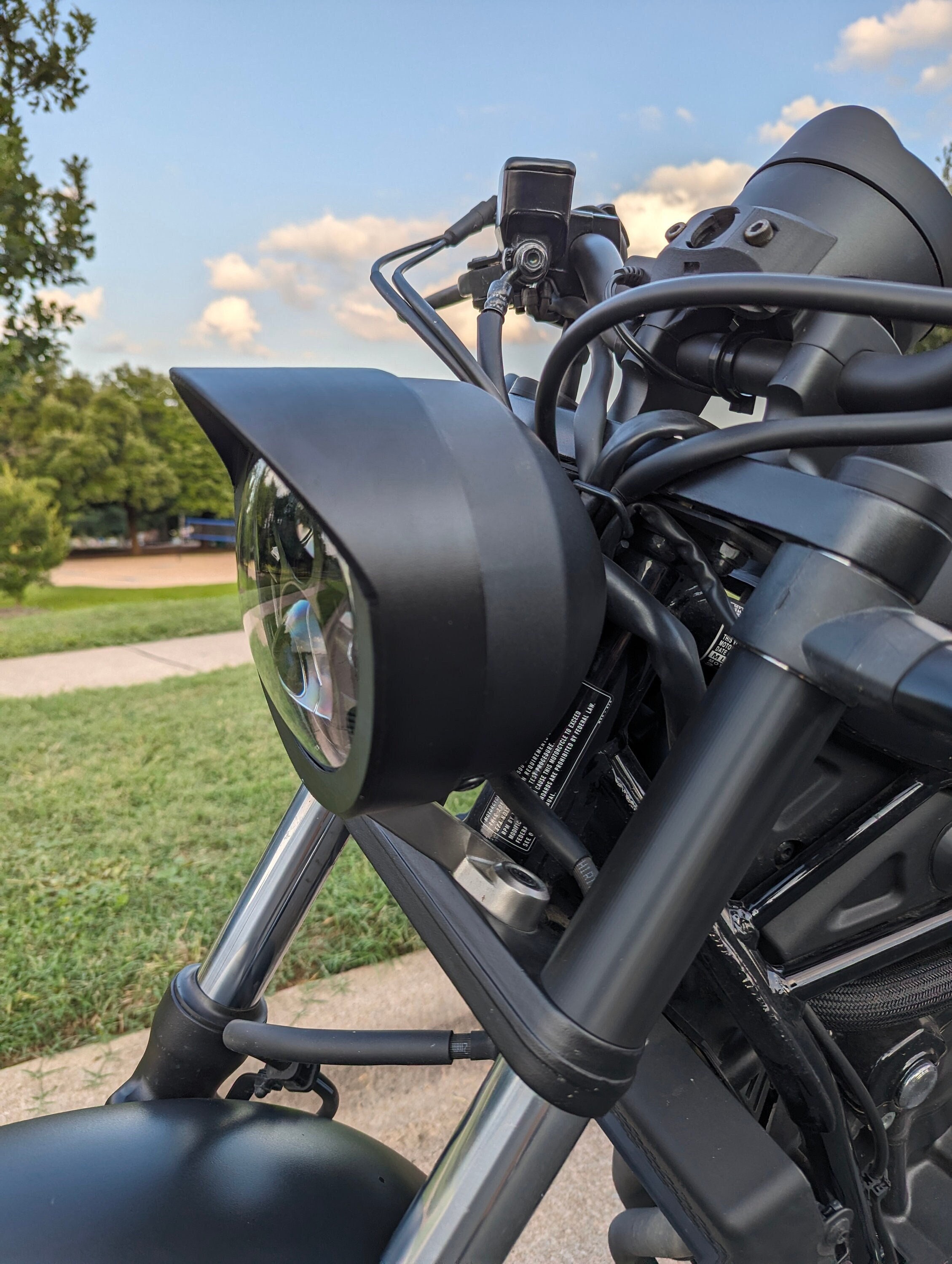 Kit di coperture per steli forcella superiori per Honda Rebel CMX 300 500 1100 2017 - 2025