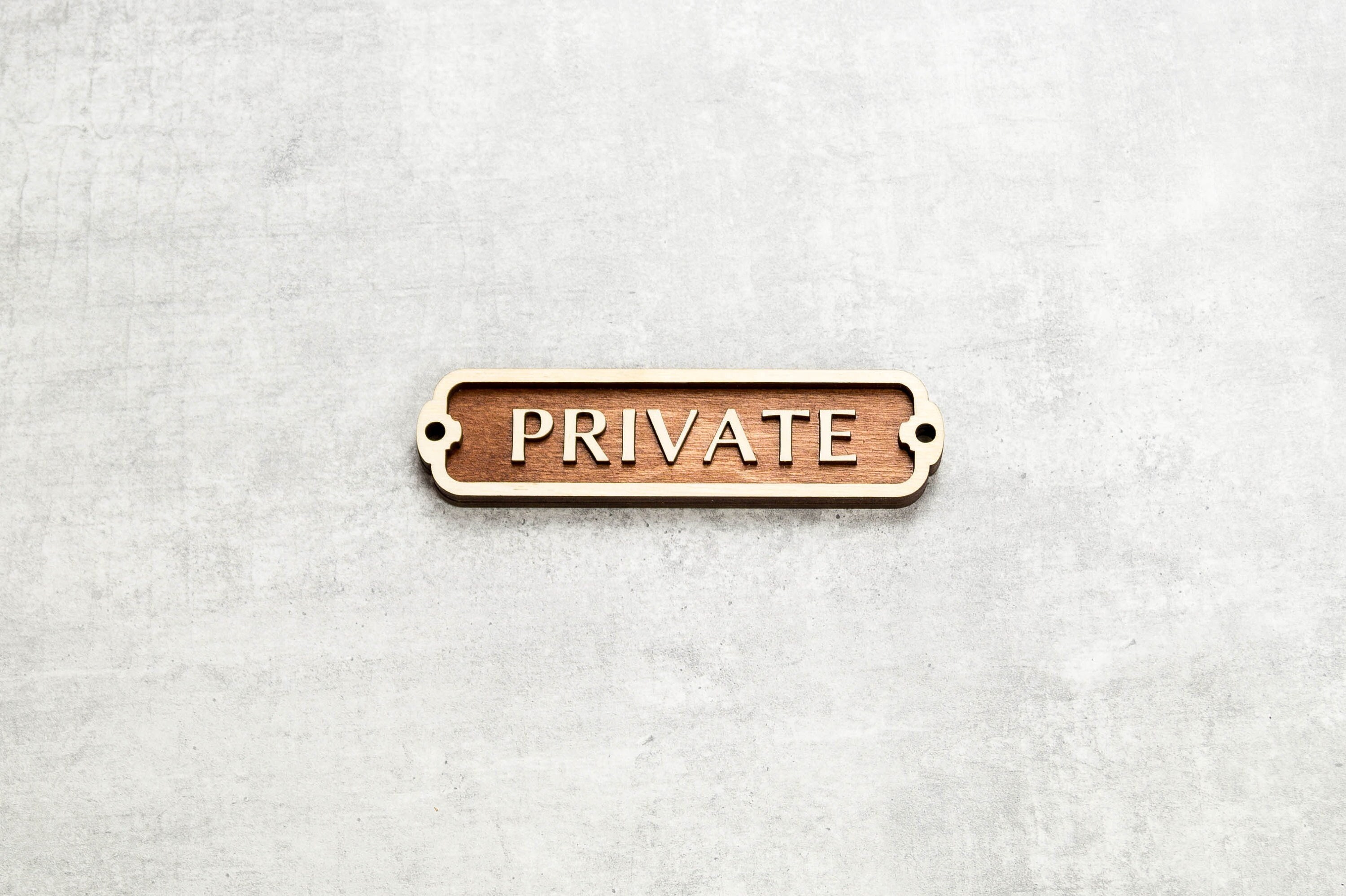 Cartello per porta privata, cartello per porta del bagno, targa per porta, stile vintage, stile ferroviario, stile retrò, cartello per cabina, targa p