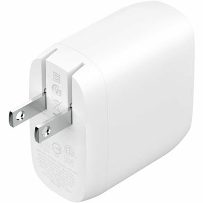 Belkin Dual Usb-C Wall Charger W/pps 60W For Apple Iphone, Galaxy, Google - Compatible W/usb-C To Lightning & Usb-C - 60 W - 120 V Ac, 230 V Ac Input