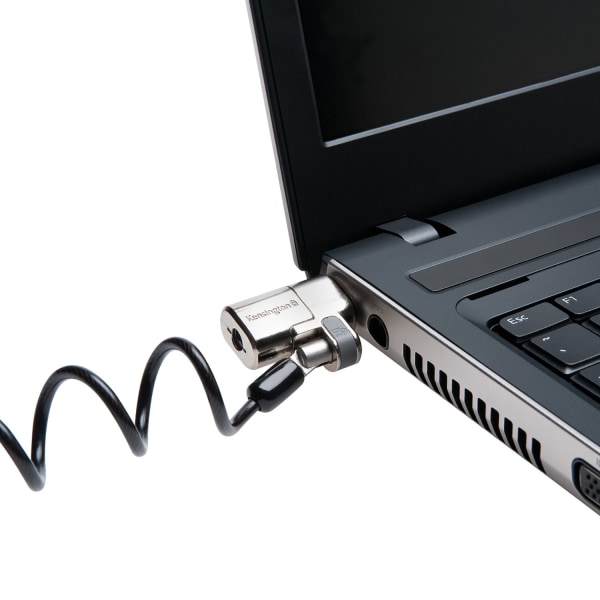 Kensington Clicksafe Laptop Cable Lock - Portable - Keyed Lock - 6 Ft