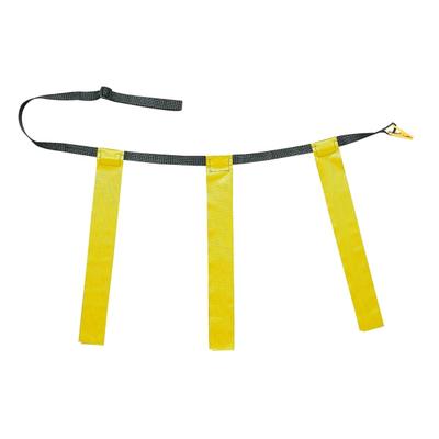 Champion Sports Adult Triple Flag Football Belts, Black/yellow, Pack Of 12