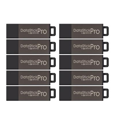 Centon Datastick Pro Usb Flash Drives, Usb 2.0, 8Gb, Gray, Pack Of 100, S1-U2P1-8G100Pk