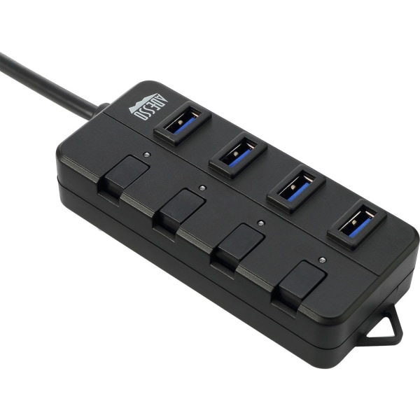 Adesso 4-Ports Usb 3.0 Hub - Usb - External - 4 Usb Port(S) - 4 Usb 3.0 Port(S) - Pc, Mac
