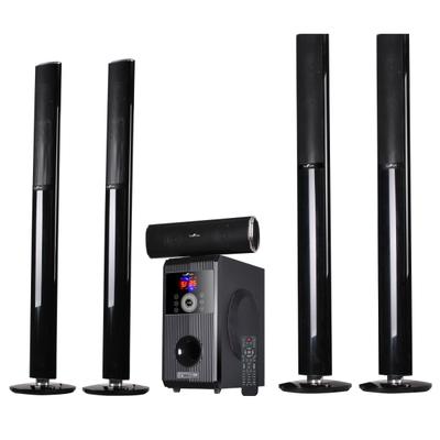 Befree Sound 5.1 Channel Surround Sound Bluetooth Speaker System, Black