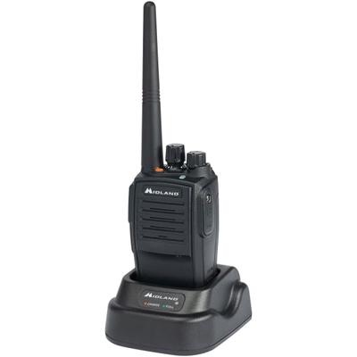 Midland Mb400 Business Radio - 16 Radio Channels - 142 Total Privacy Codes - 4 W - Low Battery Indicator, Timer, Lightweight - Water Proof, Dust Proof - Lithium Ion (Li-Ion)