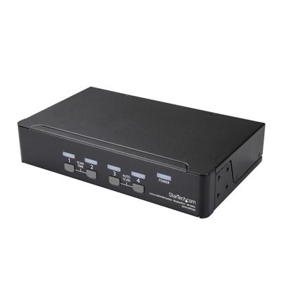Startech.com 4 Port Displayport Kvm Switch With 4K 60Hz - Taa Complaint Displayport 1.2 Kvm