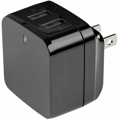 Startech.com 2 Port Usb Wall Charger, 17W Wall Charger Hub (2.4A & 1A Port), Dual Usb-A Power Adapter, Portable Charger For Phones/tablets