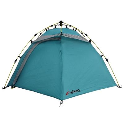 Outdoors Professional Super Easy Ii 2-Person Pop-Up Camping Tent, 43"h X 83"w X 85"d, Blue/gray