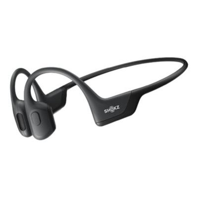 Aftershokz Openrun Pro - Headphones With Mic - Open Ear - Behind-The-Neck Mount - Bluetooth - Wireless - Black