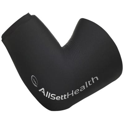 Allsett Health Gel 360° Hot And Cold Compression Sleeve, Medium, Black