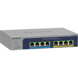 Netgear 8-Port Ultra60 Poe Multi-Gigabit (2.5G) Ethernet Plus Switch - 8 Ports - 2.5 Gigabit Ethernet - 2.5Gbase-T - 3 Layer Supported - 230 W Poe Budget - Twisted Pair - Poe Ports
