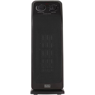 Black+Decker Bhtc571 1,500-Watt Ceramic Tower Heater - Ceramic - Electric - Electric - 4 X Heat Settings - 1500 W - 120 V Ac - Room - Tower
