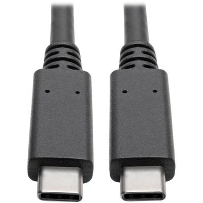 Tripp Lite Usb C Cable Usb 3.1 Gen 2 W/ 5A Rating 20V M/m Usb Type C Usb Type-C Usb-C 3 Ft 3' - Usb For Macbook Pro, Smartphone, Tablet, Pc, Wall Charger - 1.25 Gb/s - 2.95 Ft - 1 X Type C Male Usb