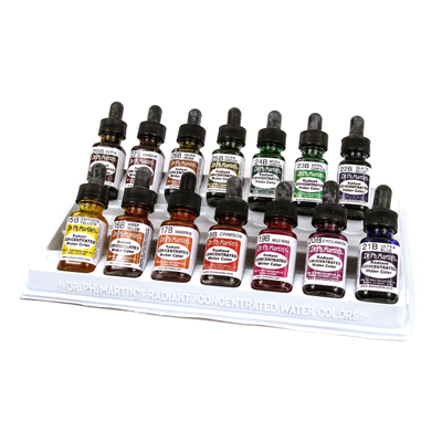 Dr. Ph. Martin's Radiant Concentrated Watercolor Set, Set B