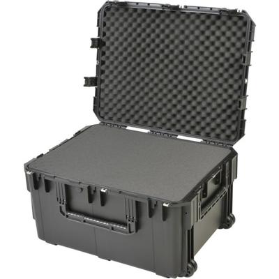 Skb Cases Iseries Pro Audio Utility Case With Cubed Foam, Oversized Handles And Wide-Set Double Wheels, 29