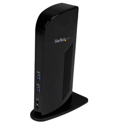 Startech.com Usb 3.0 Docking Station - Compatible With Windows / Macos - Supports Dual Displays - Hdmi And Dvi - Dvi To Vga Adapter Included - Usb3Sdockhd - Dual Monitor Docking Station