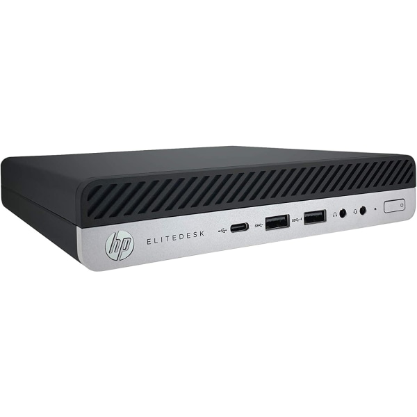 HP EliteDesk 800 G4-MINI Refurbished Desktop PC, Intel Core i7, 16GB Memory, 500GB Solid State Drive, Windows 11, J1-800G4MA08