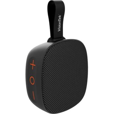 Visiontek Sound Cube Portable Bluetooth Speaker System - Black - Truewireless Stereo - Near Field Communication - Battery Rechargeable