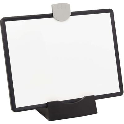 Tripp Lite Magnetic Dry-Erase Whiteboard With Stand - Vesa Mount, 3 Markers (Red/blue/black), Black Frame - Whiteboard - Rack-Mounted - Magnetic - Mobile