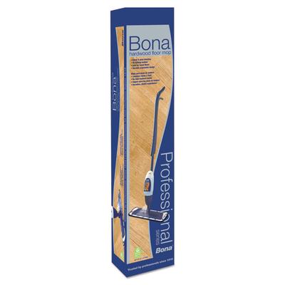 Bona Hardwood Floor Mop, 15" Head, 52" Handle, Blue