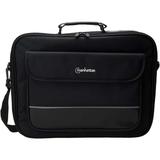 Manhattan Empire Notebook Computer Briefcase With 17" Laptop Pocket, 5-1/2"h X 17"w X 3"d, Black
