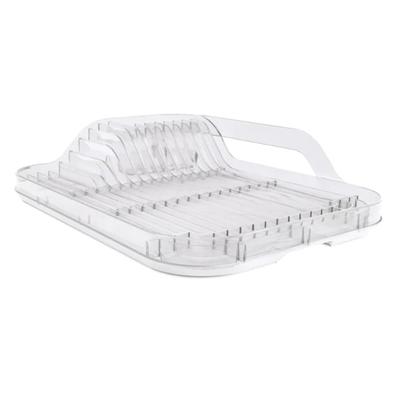 Better Houseware Dish Rack Set, 6-5/8"h X 12-1/4"w X 17-3/4"d, Clear