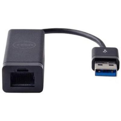 Dell - Network Adapter - Usb 3.0 - Gigabit Ethernet - Black - With 1 Year Basic Hardware Warranty Repair