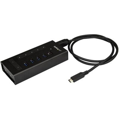 Startech.com 7 Port Usb C Hub - 2X Usb-C & 5X Usb-A - Mountable Metal Usb 3.0 Type-C Hub - 5Gbps Usb 3.1/3.2 Gen 1 - Self Powered - Bc 1.2