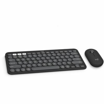 Logitech Pebble 2 Combo For Mac Wireless Keyboard And Mouse, Tonal Graphite