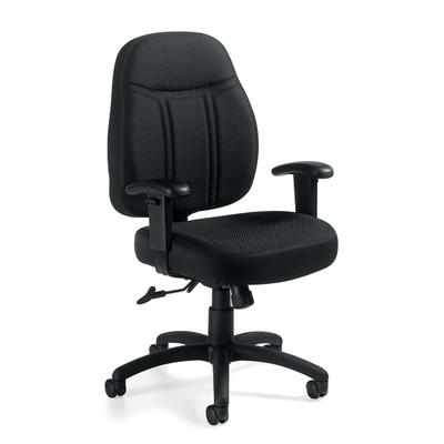 Offices To Go Tilter Chair With Arms, 40"h X 25 1/2"w X 24"d, Black