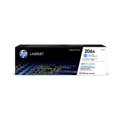 Hp 206A Cyan Toner Cartridge, W2111A