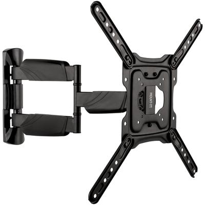 Mount-It! Full Motion TV Wall Mount For Screen Sizes 32" To 55", 2-1/2"H x 10-3/4"W x 14-5/16"D, Black