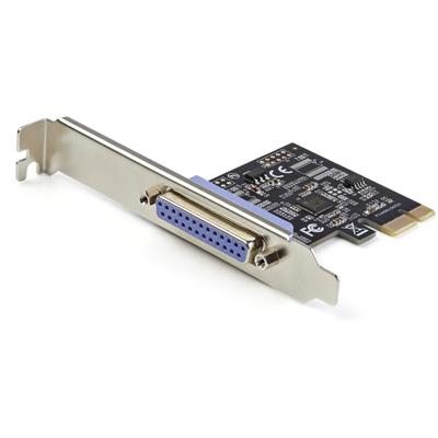 Line Startech.com 1-Port Parallel Pcie Card, Pci Express To Parallel Db25 Lpt Adapter Card, Desktop Expansion Controller For Printer, Spp/ecp