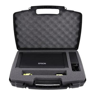 Casematix Epson Workforce 100/110 Mobile Printer Custom Case, 3-3/4"h X 12"w X 17"d