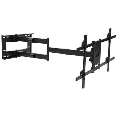 Mount-It! Mi-372 Articulating Tv Wall Mount With Extra-Long Extension For Screens 42 - 80", 12"h X 37"w X 4-1/8"d, Black