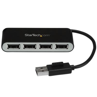 Startech.com 4 Port Usb Hub - 4 X Usb 2.0 Port - Bus Powered - Usb Adapter - Usb Splitter - Multi Port Usb Hub - Usb 2.0 Hub