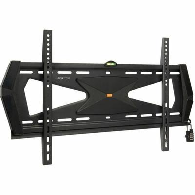 Tripp Lite Heavy-Duty Fixed Security Display Tv Wall Mount For 37" To 80" Tvs And Monitors, Flat Or Curved Screens - Bracket - For Flat Panel - Lockable - Steel - Black