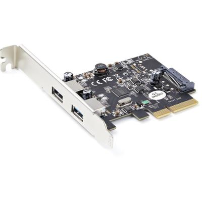 Startech.com 2-Port Usb Pcie Card 10Gbps/port - Usb 3.1/3.2 Gen 2 Type-A Pci Express 3.0 X2 Host Controller Expansion Card
