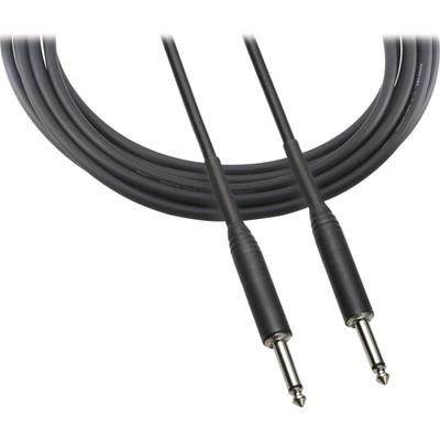Audio-Technica Atr-Inst Instrument Cables (1/4" - 1/4") - 20 Ft 6.35Mm Audio Cable For Audio Device - First End: 1 X 6.35Mm Audio - Male - Second End: 1 X 6.35Mm Audio - Male