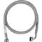 Certified Appliance Accessories Braided Stainless Steel Washing Machine Hose With Elbow - 60