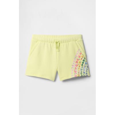 Gap Girls Yellow Logo Pull On Shorts (4-13yrs) - Yellow