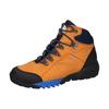 Trekkingschuh WALDLÄUFER "H-AMIATA", Damen, Gr. 6,5, orange kombiniert, Nubukleder, Gummi, Textil, kontrastfarbene Details, sportlich, Schuhe, Outdoorboots, Schnürboots, TEX-Membran, Bequemweite H (=sehr weit)