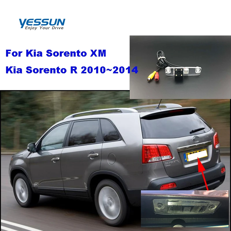 Lizenz palte auto kamera Für Kia Sorento XM Kia Sorento R 2010 ~ 2014 CCD Nachtsicht Rückansicht Kamera Image