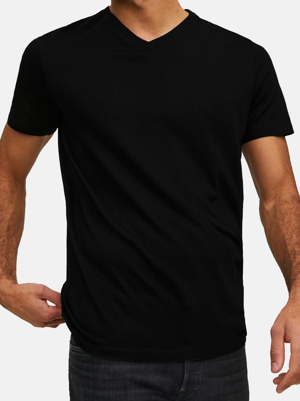 Jack & Jones T-Shirt Herren schwarz, L Image