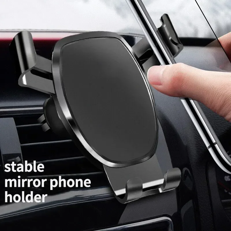 Handy halter Luft auslass Schwerkraft sensor Auto halter Winkel Schwerkraft matti ert Einfachheit massives metallisches Material Image
